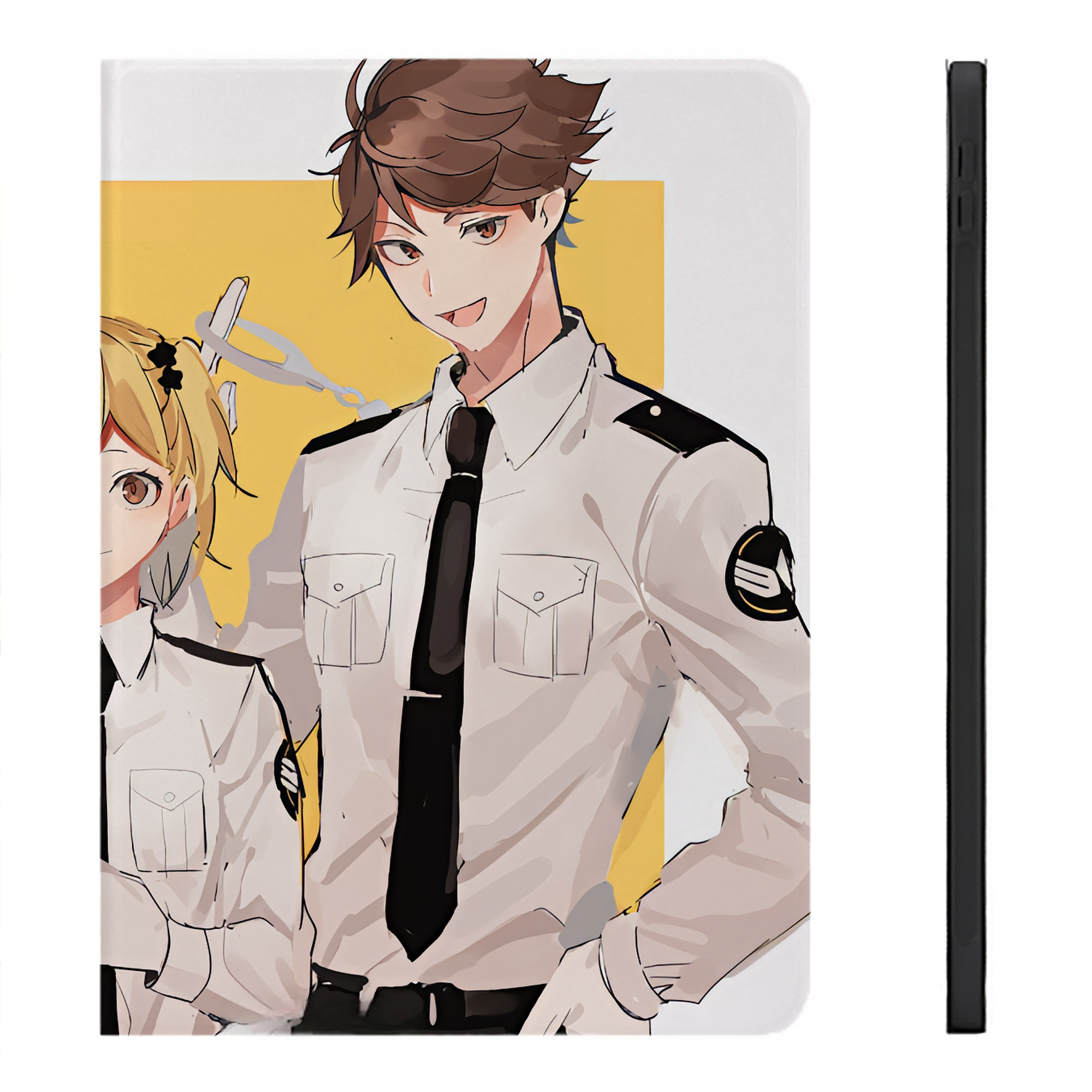 （画像用） ハイキュー!! Haikyu!! IPadケース ペンホルダー付き ブックスタイルデザイン